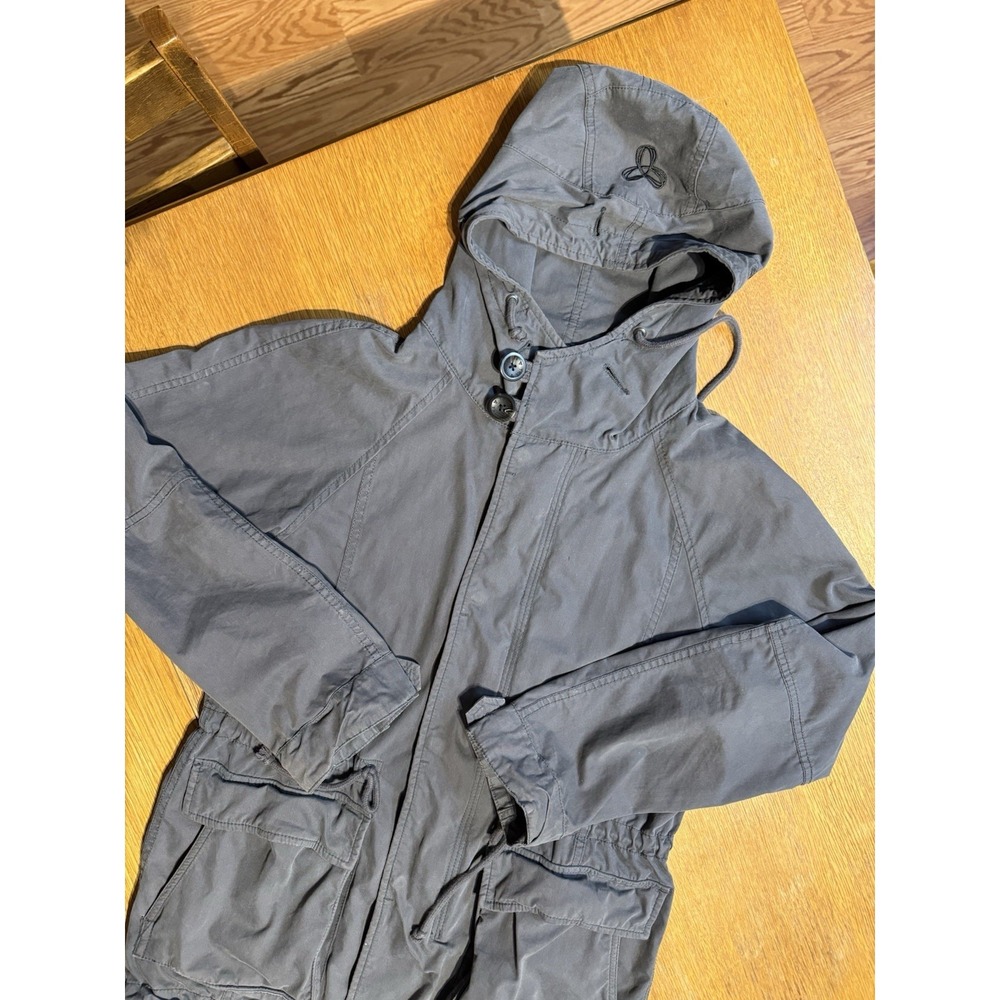 TNA Military Edition Parka Womens M Gray Hooded Field Jacket